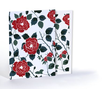 Gül Sarmaşığı, Özel Tasarım Kılıflı A4 Poster