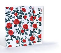 Yeşil Yapraklı Gül, Özel Tasarım Kılıflı A4 Poster