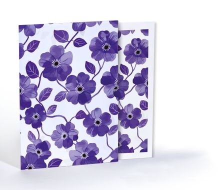 Perunya Deseni, Özel Tasarım Kılıflı A4 Poster