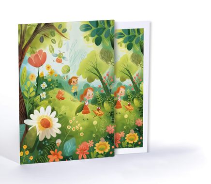 Doğa Macerası, Özel Tasarım Kılıflı A4 Poster