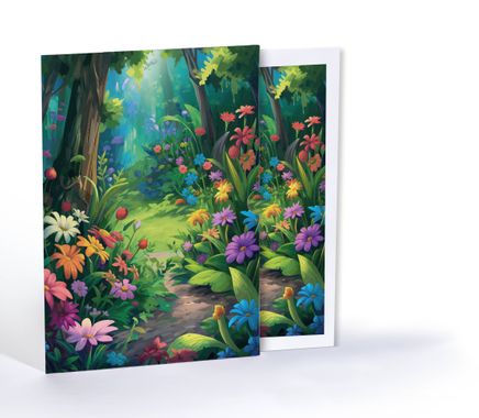 Gizli Bahçe, Özel Tasarım Kılıflı A4 Poster