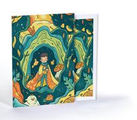 Gizemli Orman Prensesi, Özel Tasarım Kılıflı A4 Poster