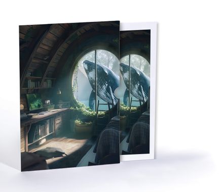 Balina Çağrısı, Özel Tasarım Kılıflı A4 Poster