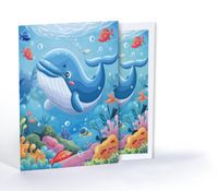 Mutlu Balina Macerası, Özel Tasarım Kılıflı A4 Poster