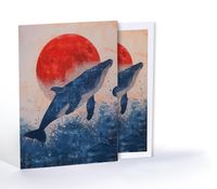 Şafak Vaktinin Balinası, Özel Tasarım Kılıflı A4 Poster
