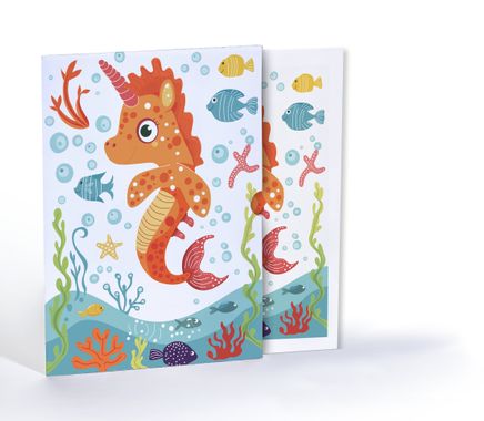 Denizlerin Unicorn'u, Özel Tasarım Kılıflı A4 Poster