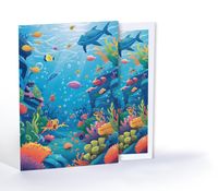 Balıkların Dünyası, Özel Tasarım Kılıflı A4 Poster