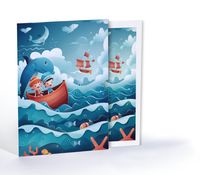 Deniz Macerası, Özel Tasarım Kılıflı A4 Poster