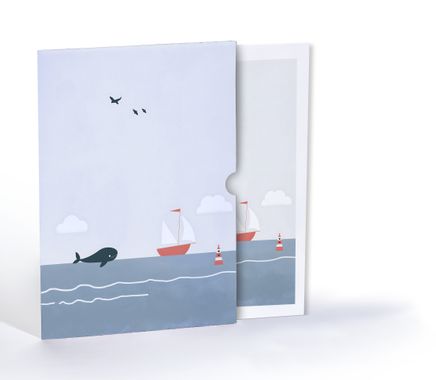 Deniz Sakinliği, Özel Tasarım Kılıflı A4 Poster