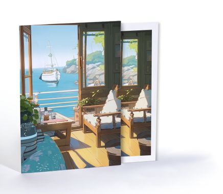 Deniz Esintisi, Özel Tasarım Kılıflı A4 Poster