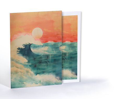 Gün Batımının Sesi, Özel Tasarım Kılıflı A4 Poster