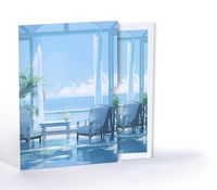 Huzurlu Köşe, Özel Tasarım Kılıflı A4 Poster