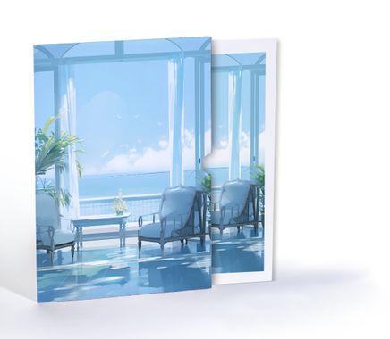 Huzurlu Köşe, Özel Tasarım Kılıflı A4 Poster