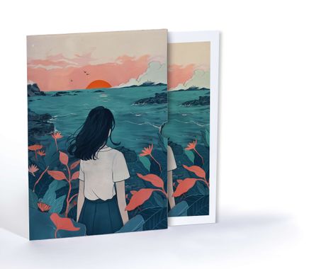 Rüzgarın Fısıltısı, Özel Tasarım Kılıflı A4 Poster