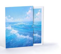 Sonsuz Mavi, Özel Tasarım Kılıflı A4 Poster