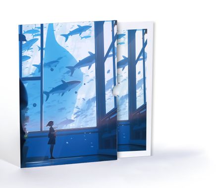 Okyanusun Büyüsü, Özel Tasarım Kılıflı A4 Poster