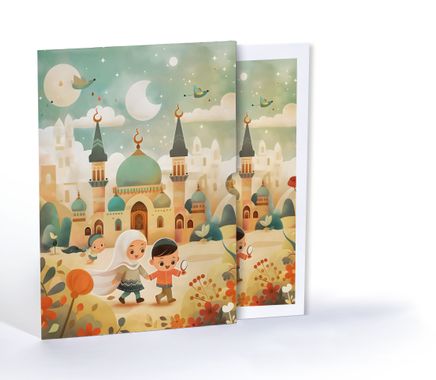 Cami Bahçesi, Özel Tasarım Kılıflı A4 Poster