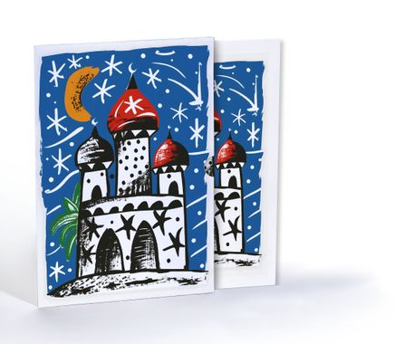 Yıldızlı Cami, Özel Tasarım Kılıflı A4 Poster