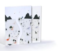 Dinozor Vadisi, Özel Tasarım Kılıflı A4 Poster