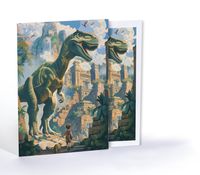 Kayıp Dinozor Kral, Özel Tasarım Kılıflı A4 Poster