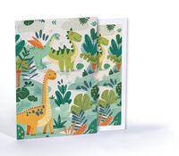 Yeşil Ormandaki Dinozorlar, Özel Tasarım Kılıflı A4 Poster