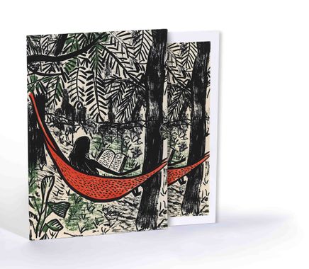 Hamakta Kitap, Özel Tasarım Kılıflı A4 Poster