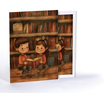 Kitap Sever Kardeşler, Özel Tasarım Kılıflı A4 Poster