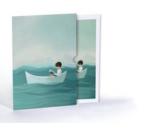 Kitapla Deniz Seyahati, Özel Tasarım Kılıflı A4 Poster