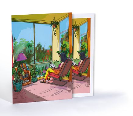 Renklerin İçindeki Masallar, Özel Tasarım Kılıflı A4 Poster