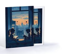 Şehir Işıklarının Hikayeleri, Özel Tasarım Kılıflı A4 Poster