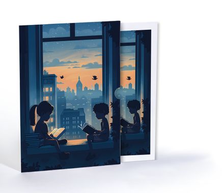 Şehir Işıklarının Hikayeleri, Özel Tasarım Kılıflı A4 Poster