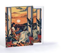 Balkonda Gün Batımı, Özel Tasarım Kılıflı A4 Poster
