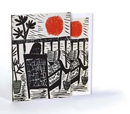 Sakin Akşam Üstü Okuması, Özel Tasarım Kılıflı A4 Poster