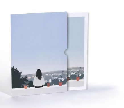 Şehir Sessizliği, Özel Tasarım Kılıflı A4 Poster