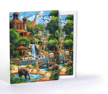 Yeşil Şehir, Özel Tasarım Kılıflı A4 Poster