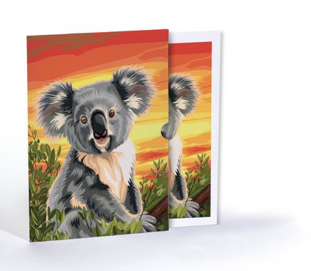 Ormanın Uykucu Yoldaşı Koala, Özel Tasarım Kılıflı A4 Poster