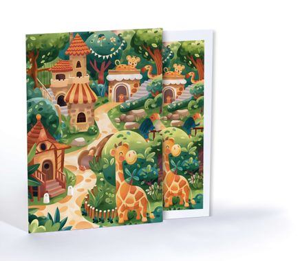 Orman Yolculuğu, Özel Tasarım Kılıflı A4 Poster