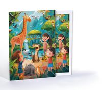 Mutlu Safari, Özel Tasarım Kılıflı A4 Poster