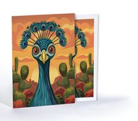 Majesteleri Tavuskuşu, Özel Tasarım Kılıflı A4 Poster