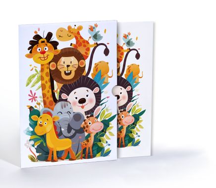 Hayvan Doslukları, Özel Tasarım Kılıflı A4 Poster