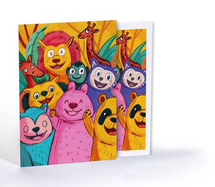 Gülüşler Ormanı, Özel Tasarım Kılıflı A4 Poster