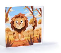 Aslan Kral, Özel Tasarım Kılıflı A4 Poster