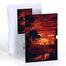 Afrikada Gün Batımı, Özel Tasarım Kılıflı A4 Poster</span>