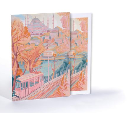 Bahar İstanbul'u, Özel Tasarım Kılıflı A4 Poster