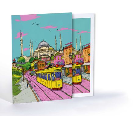 Bohem İstanbul, Özel Tasarım Kılıflı A4 Poster