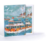 İstanbul Vapurları, Özel Tasarım Kılıflı A4 Poster