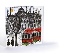 İstanbul'da Bir Güneş, Özel Tasarım Kılıflı A4 Poster