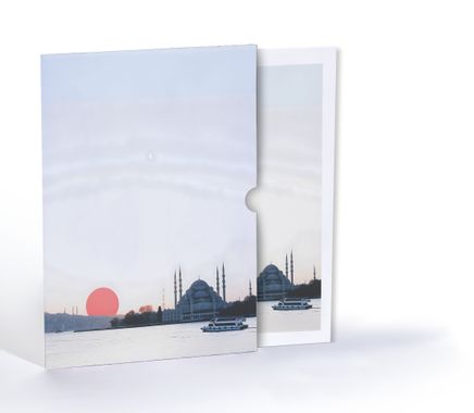 İstanbul'un Günbatımı, Özel Tasarım Kılıflı A4 Poster