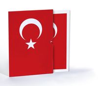 Türk Bayrağı, Özel Tasarım Kılıflı A4 Poster