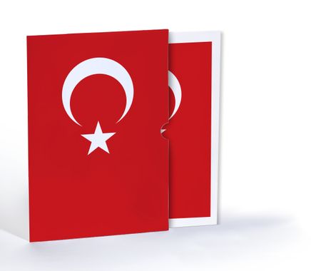 Türk Bayrağı, Özel Tasarım Kılıflı A4 Poster